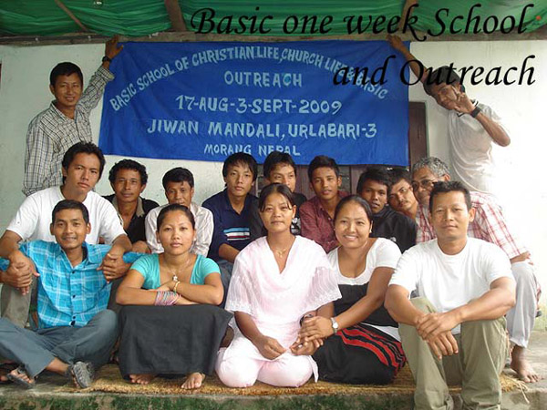 Bible School 2009 in Urlabari in Nepal